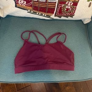 Lululemon Maroon Sports Bra. Size 6